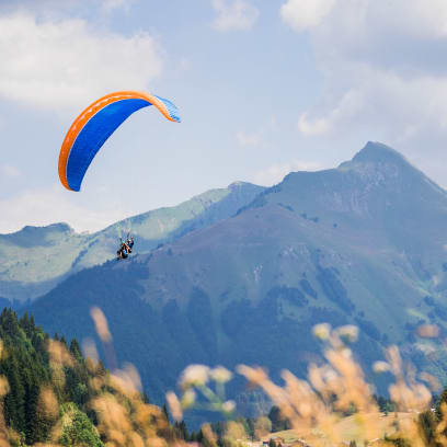 Parapenting in Les Gets